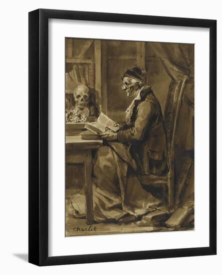 Le philosophe-Nicolas Toussaint Charlet-Framed Giclee Print