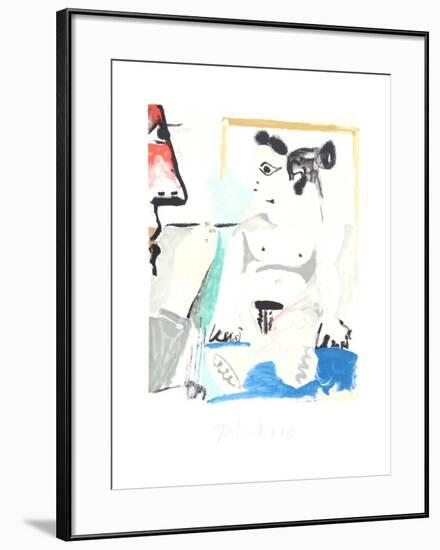 Le Pientre et Son Modele-Pablo Picasso-Framed Collectable Print