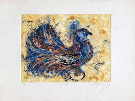 Le Pigeon Paon Limited Edition Jean Marie Guiny Art Com Le Pigeon Paon Limited Edition Jean Marie Guiny Art Com