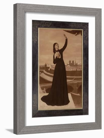 Le Pigeon-Pierre Puvis de Chavannes-Framed Giclee Print