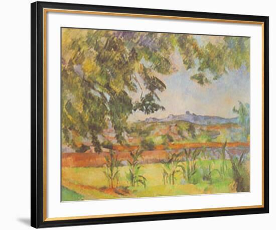 Le Pilon du Roi-Paul Cézanne-Framed Art Print