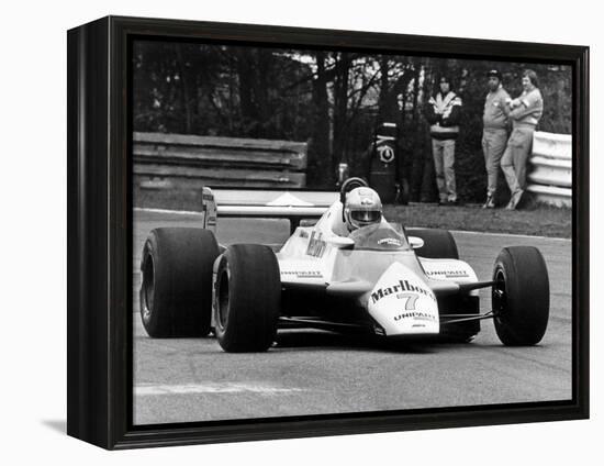 Le Pitote Automobile Britannique John Marshall Watson Lors Du Prix De Belgique Au Circuit De Zolder-null-Framed Stretched Canvas