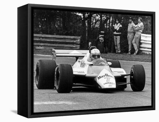 Le Pitote Automobile Britannique John Marshall Watson Lors Du Prix De Belgique Au Circuit De Zolder-null-Framed Stretched Canvas