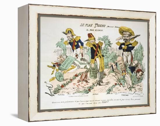 Le Plan Trochu, 1870-1871-null-Framed Premier Image Canvas