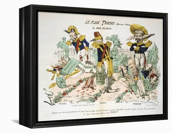 Le Plan Trochu, 1870-1871-null-Framed Premier Image Canvas