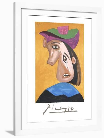 Le Pleureuse-Pablo Picasso-Framed Collectable Print