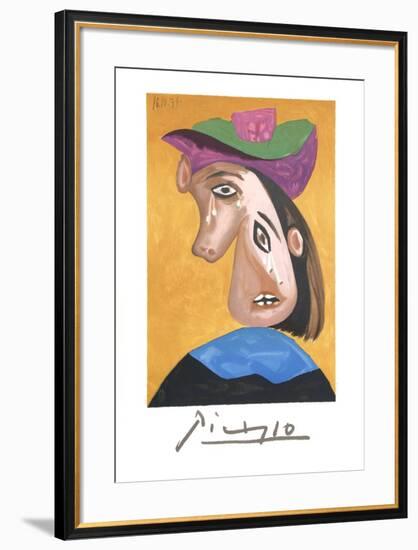 Le Pleureuse-Pablo Picasso-Framed Collectable Print