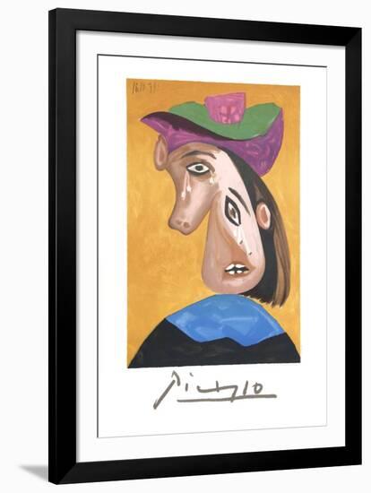 Le Pleureuse-Pablo Picasso-Framed Collectable Print