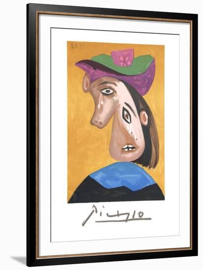 Le Pleureuse-Pablo Picasso-Framed Collectable Print