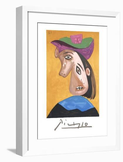 Le Pleureuse-Pablo Picasso-Framed Collectable Print