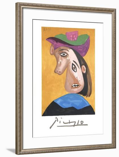 Le Pleureuse-Pablo Picasso-Framed Collectable Print