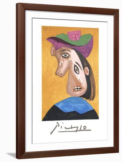 Le Pleureuse-Pablo Picasso-Framed Collectable Print