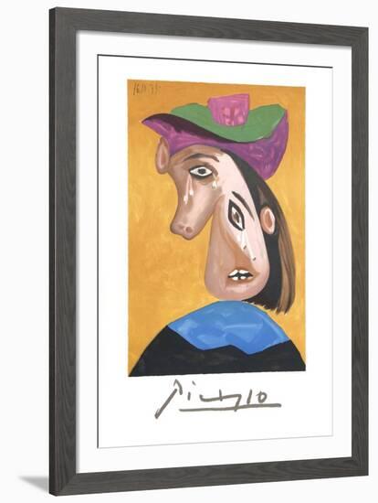 Le Pleureuse-Pablo Picasso-Framed Collectable Print