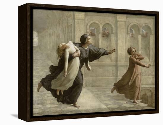 Le Poème de l'âme. Cauchemar-Louis Janmot-Framed Premier Image Canvas