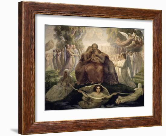 Le Poème de l'âme. Génération divine-Louis Janmot-Framed Giclee Print