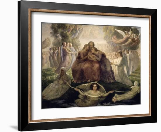 Le Poème de l'âme. Génération divine-Louis Janmot-Framed Giclee Print