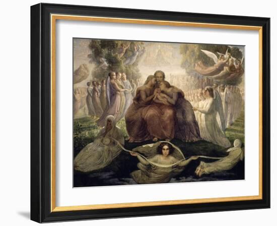 Le Poème de l'âme. Génération divine-Louis Janmot-Framed Giclee Print