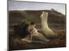 Le Poème de l'âme. L'Ange et la mère-Louis Janmot-Mounted Giclee Print