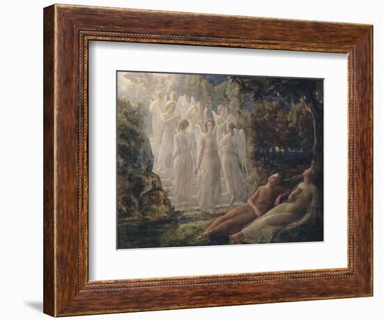 Le Poème de l'âme. L'Echelle d'or-Louis Janmot-Framed Giclee Print