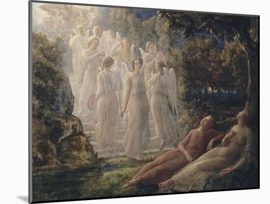 Le Poème de l'âme. L'Echelle d'or-Louis Janmot-Mounted Giclee Print