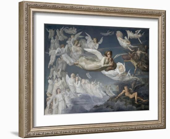 Le Poème de l'âme. Le passage des Ames-Louis Janmot-Framed Giclee Print