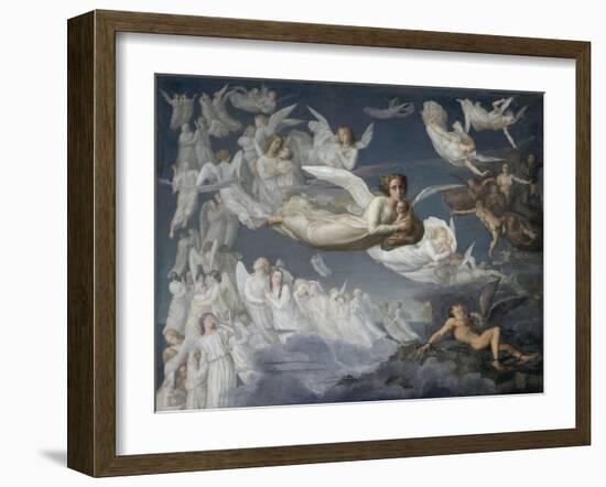 Le Poème de l'âme. Le passage des Ames-Louis Janmot-Framed Giclee Print