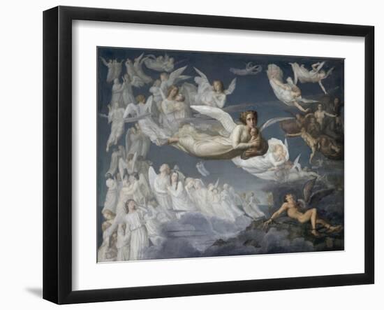 Le Poème de l'âme. Le passage des Ames-Louis Janmot-Framed Giclee Print