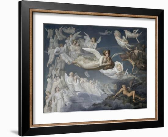 Le Poème de l'âme. Le passage des Ames-Louis Janmot-Framed Giclee Print