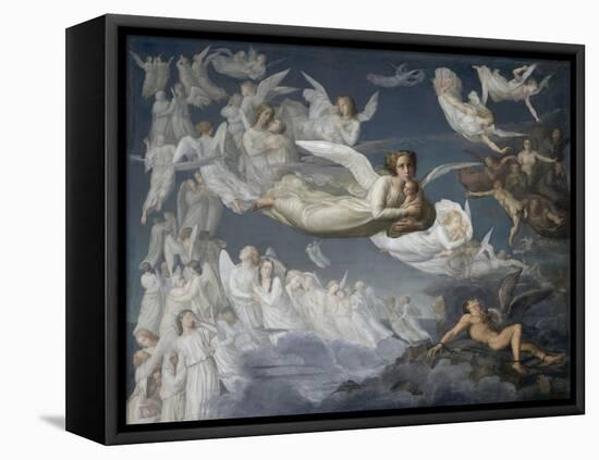 Le Poème de l'âme. Le passage des Ames-Louis Janmot-Framed Premier Image Canvas