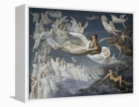 Le Poème de l'âme. Le passage des Ames-Louis Janmot-Framed Premier Image Canvas