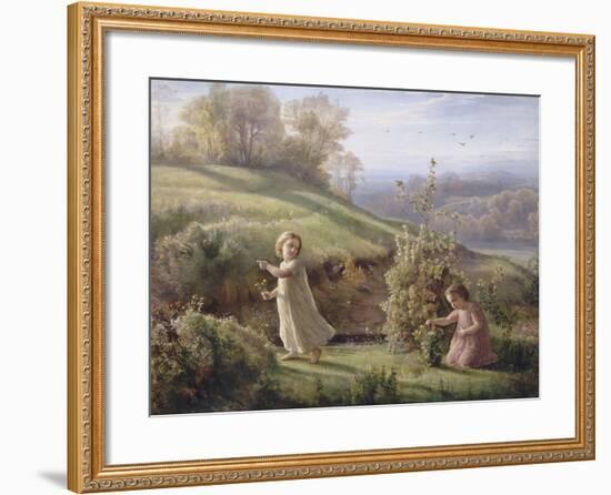 Le Poème de l'âme. Le printemps-Louis Janmot-Framed Giclee Print