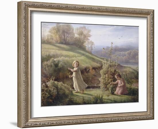 Le Poème de l'âme. Le printemps-Louis Janmot-Framed Giclee Print