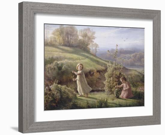 Le Poème de l'âme. Le printemps-Louis Janmot-Framed Giclee Print