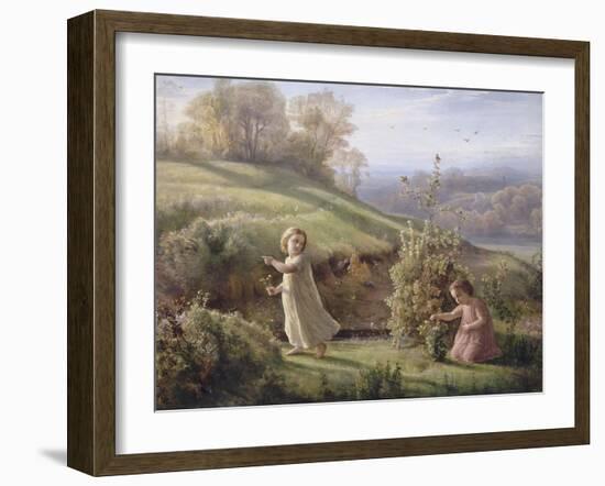 Le Poème de l'âme. Le printemps-Louis Janmot-Framed Giclee Print