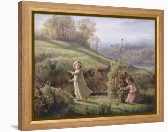 Le Poème de l'âme. Le printemps-Louis Janmot-Framed Premier Image Canvas