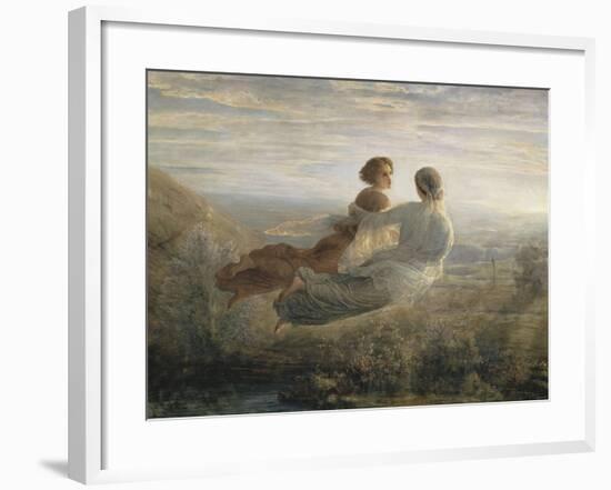 Le Poème de l'âme. Le vol de l'Âme-Louis Janmot-Framed Giclee Print