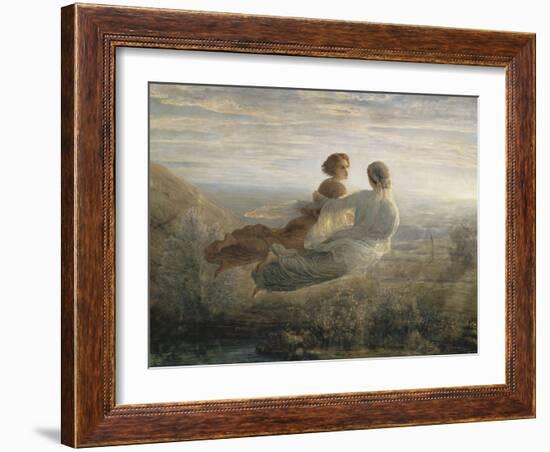 Le Poème de l'âme. Le vol de l'Âme-Louis Janmot-Framed Giclee Print