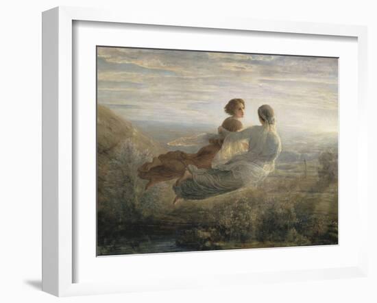 Le Poème de l'âme. Le vol de l'Âme-Louis Janmot-Framed Giclee Print