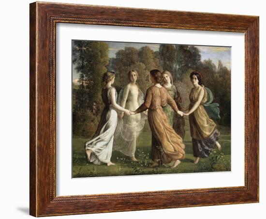 Le Poème de l'âme. Rayons de soleil-Louis Janmot-Framed Giclee Print