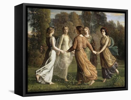 Le Poème de l'âme. Rayons de soleil-Louis Janmot-Framed Premier Image Canvas