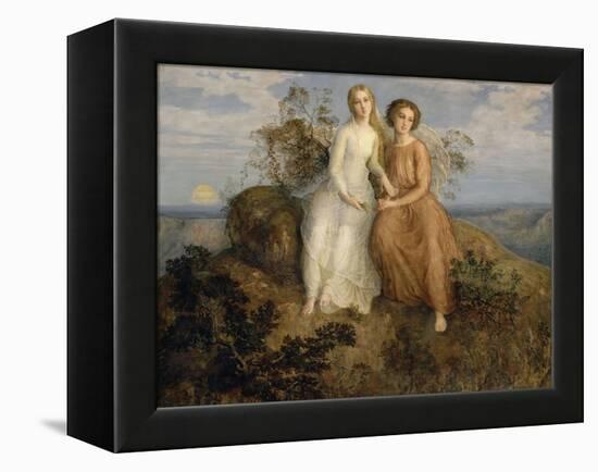 Le Poème de l'âme. Un soir-Louis Janmot-Framed Premier Image Canvas