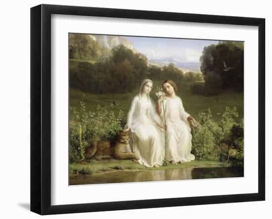 Le Poème de l'âme. Virginitas-Louis Janmot-Framed Giclee Print