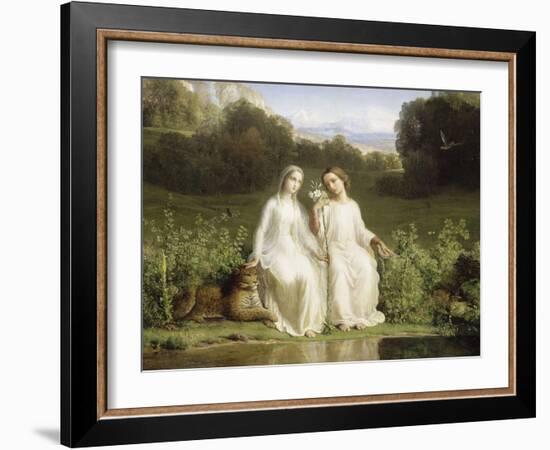 Le Poème de l'âme. Virginitas-Louis Janmot-Framed Giclee Print