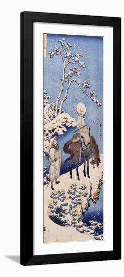 Le poète chinois Su Dongpo-Katsushika Hokusai-Framed Giclee Print