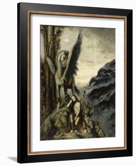 Le Poète voyageur-Gustave Moreau-Framed Giclee Print