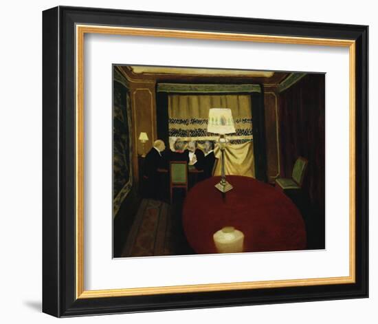 Le Poker-Félix Vallotton-Framed Giclee Print