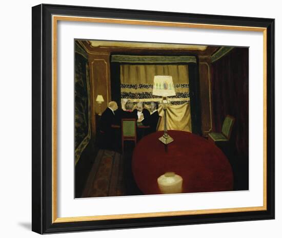 Le Poker-Félix Vallotton-Framed Giclee Print