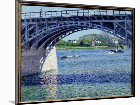 Le Pont D'argenteuil Painting by Gustave Caillebotte (1848-1894) 1883 Sun. 0,79X0,63 M Private Coll-Gustave Caillebotte-Mounted Giclee Print