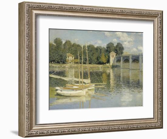 Le pont d'Argenteuil-Claude Monet-Framed Giclee Print