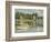 Le pont d'Argenteuil-Claude Monet-Framed Giclee Print